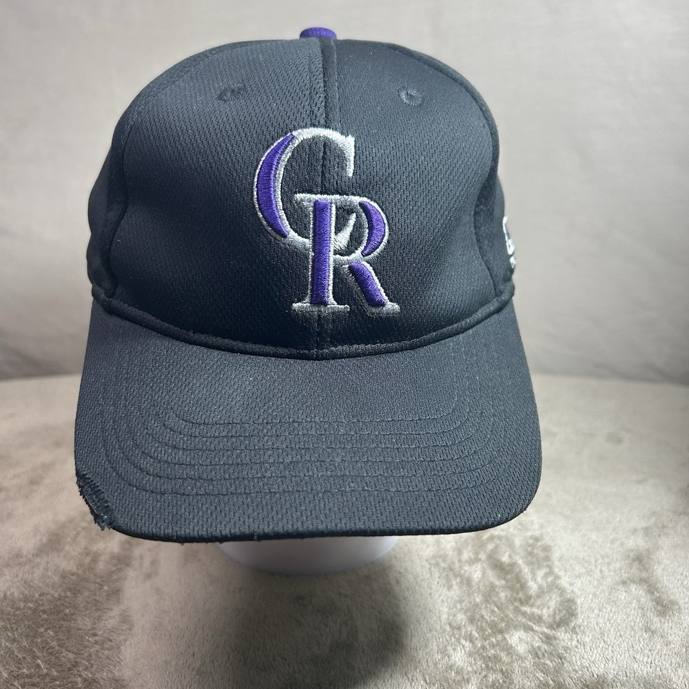 Colorado Rockies Youth Hat OC Sports Team MLB Black‎ Purple Adjustable Cap